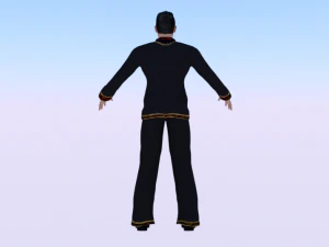 Male in Boho 3D Model