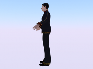 Male in Boho Modelo 3D
