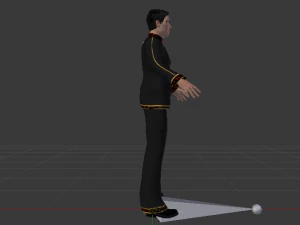 Male in Boho 3D Model