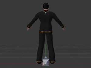 Male in Boho 3D Model