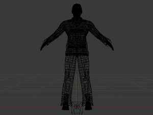 Male in Boho 3D Model