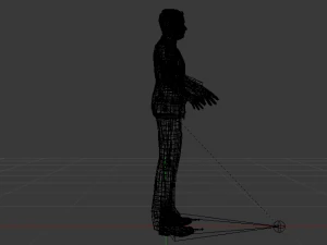 Male in Boho 3D Model