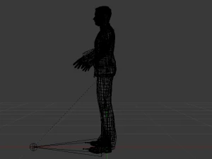 Male in Boho 3D Model
