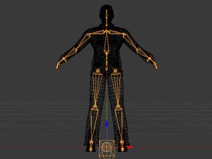 Male in Boho 3D Model