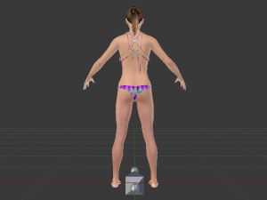 A Woman in a Bikini 01 Modelo 3D