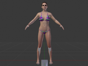 A Woman in a Bikini 01 Modelo 3D