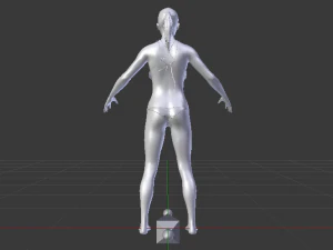 A Woman in a Bikini 01 3D Model