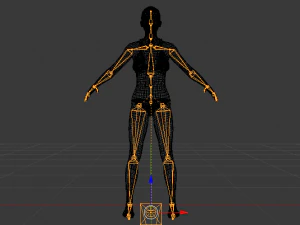 A Woman in a Bikini 01 3D Model