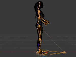 A Woman in a Bikini 01 3D Model