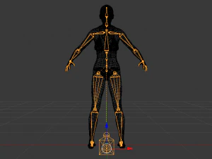 A Woman in a Bikini 01 3D Model