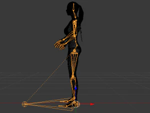 A Woman in a Bikini 01 3D Model