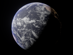 Earth - made in Blender Modèle 3D