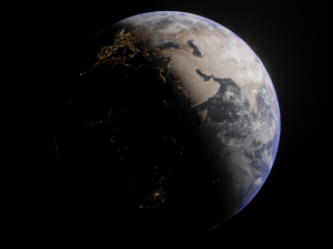 Earth - made in Blender Modèle 3D