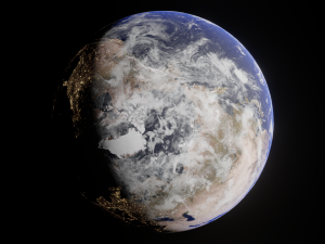 Earth - made in Blender Modèle 3D