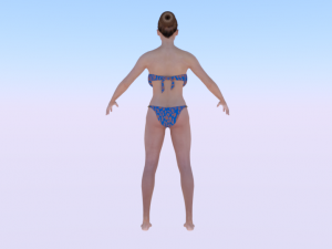 A Woman in a Bikini 02 3Dモデル