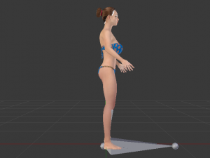 A Woman in a Bikini 02 3Dモデル