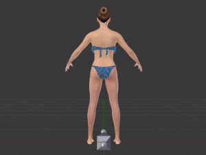A Woman in a Bikini 02 3Dモデル