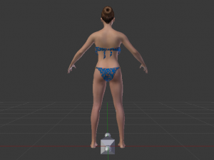 A Woman in a Bikini 02 3Dモデル
