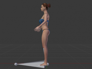 A Woman in a Bikini 02 3Dモデル