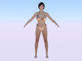 A Woman in a Bikini 03 3D Models