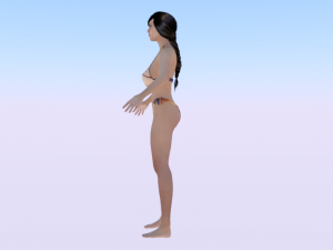 A Woman in a Bikini 03 3Dモデル