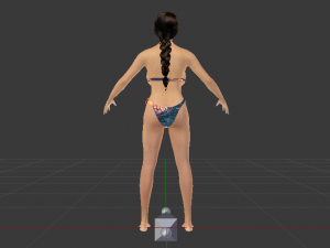 A Woman in a Bikini 03 3Dモデル