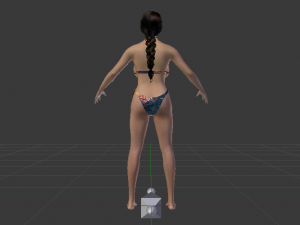 A Woman in a Bikini 03 3Dモデル