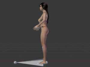 A Woman in a Bikini 03 3Dモデル