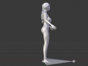 A Woman in a Bikini 03 3Dモデル