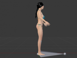 A Woman in a Bikini 04 3D-Modell