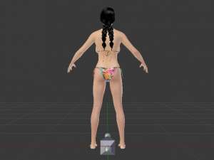 A Woman in a Bikini 04 3D-Modell