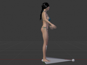 A Woman in a Bikini 04 3D-Modell