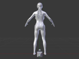 A Woman in a Bikini 04 3D Model