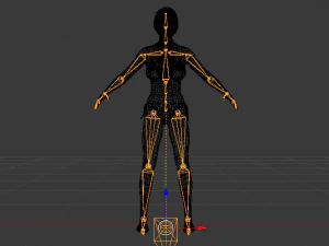 A Woman in a Bikini 04 3D Model