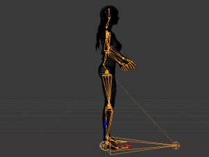 A Woman in a Bikini 04 3D Model