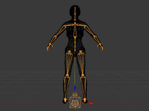 A Woman in a Bikini 04 3D Model