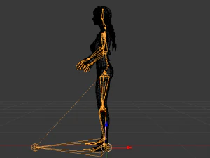 A Woman in a Bikini 04 3D Model