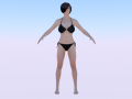 A Woman in a Bikini 05 3D Models