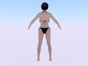 A Woman in a Bikini 05 3D मॉडल