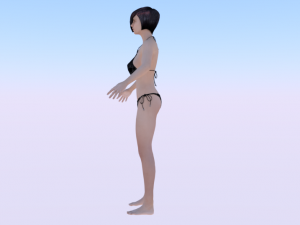 A Woman in a Bikini 05 3D मॉडल