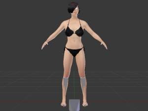 A Woman in a Bikini 05 3D मॉडल
