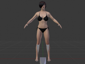 A Woman in a Bikini 05 3D मॉडल
