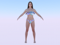 A Woman in a Bikini 06 3D Models