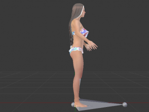 A Woman in a Bikini 06 3D Модель