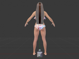 A Woman in a Bikini 06 3D Модель