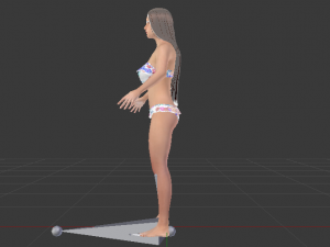A Woman in a Bikini 06 3D Модель
