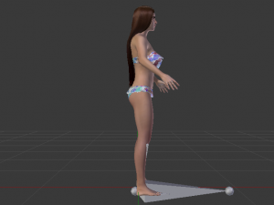 A Woman in a Bikini 06 3D Модель