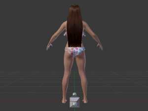 A Woman in a Bikini 06 3D Модель