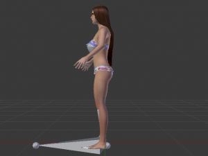 A Woman in a Bikini 06 3D Модель