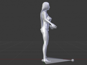 A Woman in a Bikini 06 3D Модель